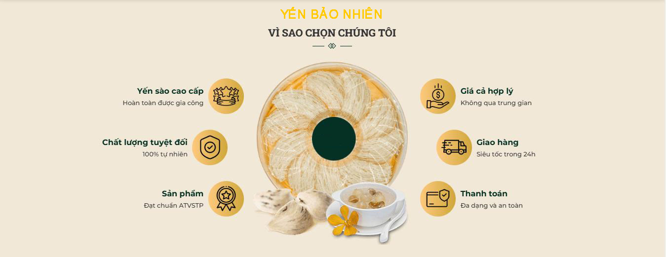 Banner lợi ích yến sào