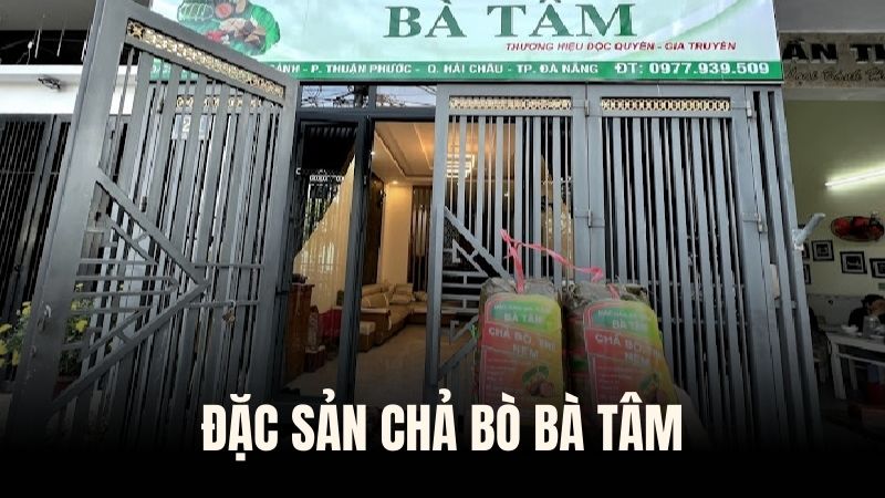 Chả bò Bà Tâm